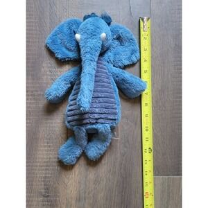 VintageJellycat Cordy Roy Elephant‎ Plush Stuffed Animal Toy Blue 15 inches